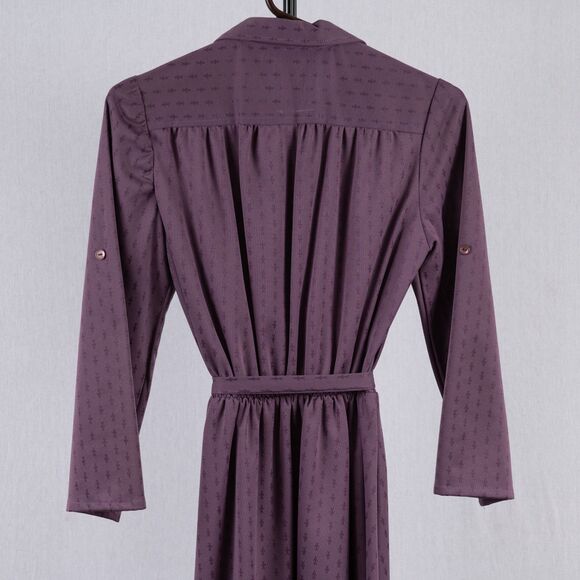 Vintage handmade 70s midi dress size S - Picture 6 of 9